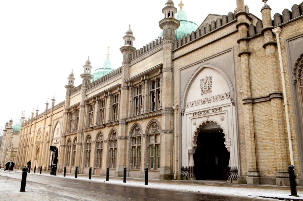 Brighton Dome concert hall entrance.